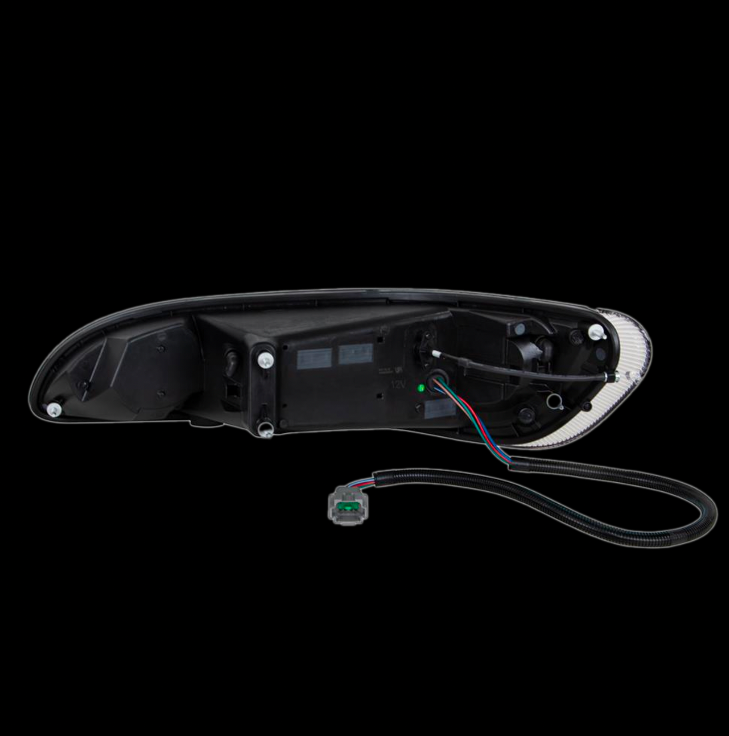 Blackout High Power LED Headlight W/ LED Turn, Position, & DRL For 2005-2015 Peterbilt 386 & 1999-2010 387 / 335 (2005 - 2010)