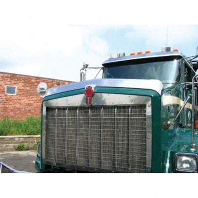 Bug Deflector Kenworth T800 (2007 + ) Wide Hood/C500 430 Stainless Steel