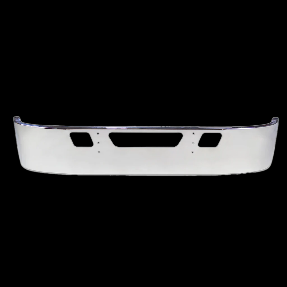 Bumper 16" Chrome International 4700 Wrap-Around w/ Tow & Step Holes.