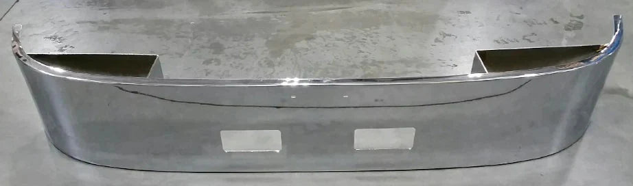 Bumper 16” Chrome Peterbilt 348 Bumper Set Back Axle, And Tow Hole