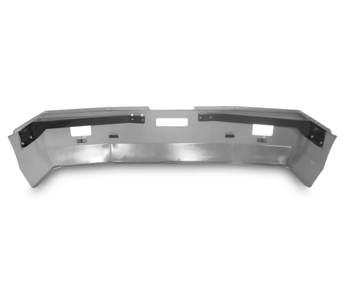 Bumper 18" Chrome Freightliner FLD112/FLD120 (All Years) Aero, w/ Tow & Fog Light Holes.