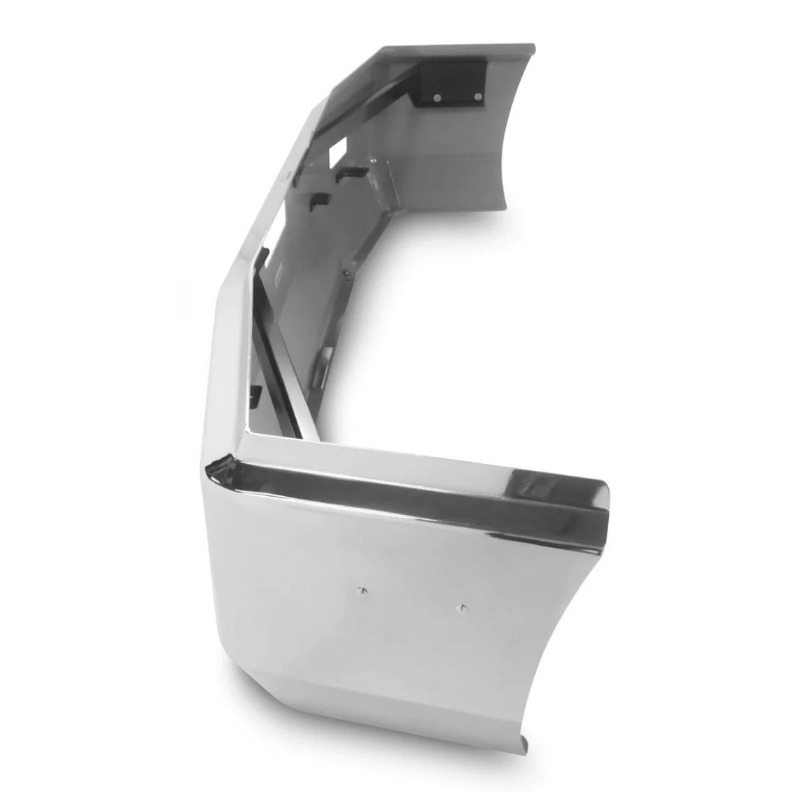 Bumper 18" Chrome Freightliner FLD112/FLD120 (All Years) Aero, w/ Tow & Fog Light Holes.