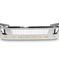 Bumper 18" Chrome Volvo VNL (2003-2014) Aero, Grille Installed, Fog And Hidden Light Holes