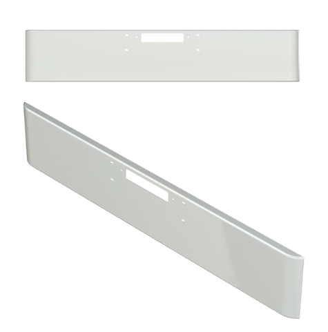 Bumper 18" Western Star Square Rolled End 4900SF, 4900EX, Constellation, Lowmaxx, Heritage (89-07)