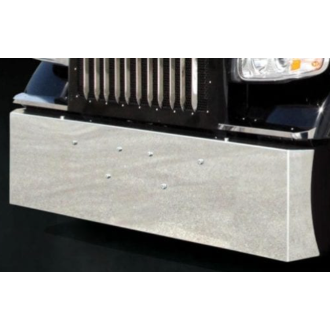 Bumper 20" Chrome Kenworth W900B/W900L American Eagle Cut, w/ Tow Holes.