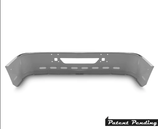 Bumper 20" Chrome Universal Peterbilt/Kenworth American Eagle Rolled End, Tapered, Hidden Lights