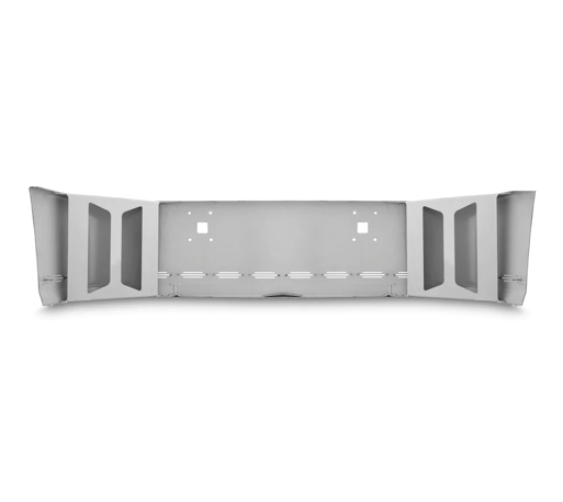 Bumper 22" Chrome International 9200/9400 Aero Style, w/ Tow & Hidden Light Holes.