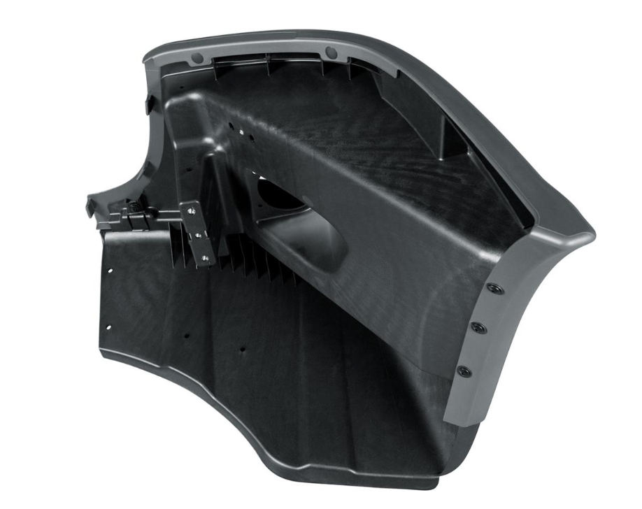 Bumper End Assembly With Fog Light Hole For 2008-2017 Freightliner
