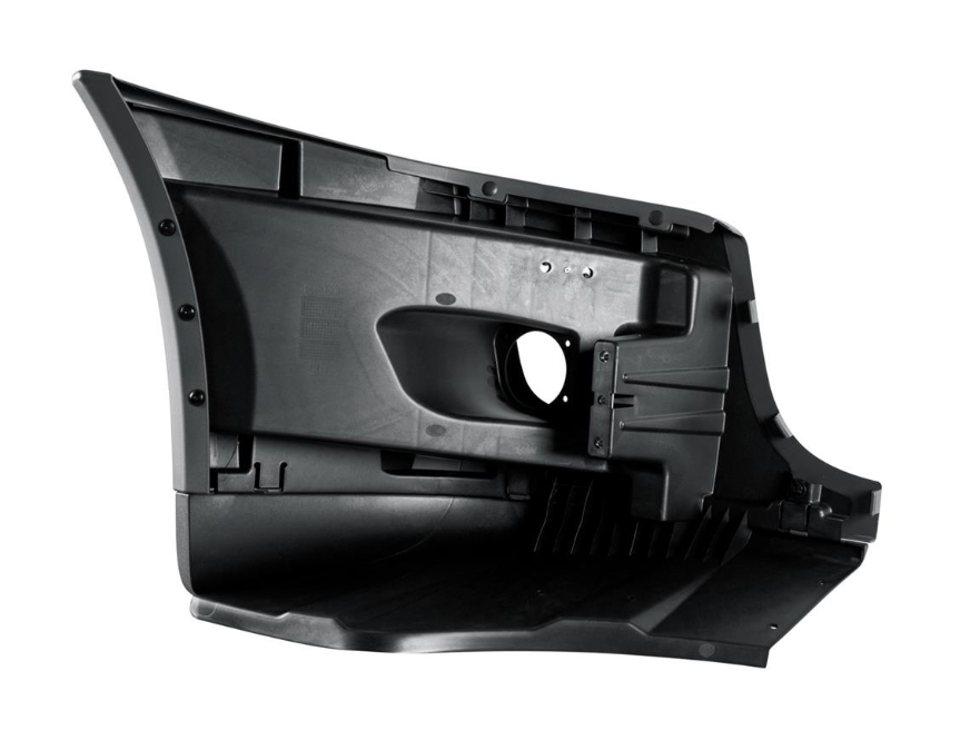 Bumper End Assembly With Fog Light Hole For 2008-2017 Freightliner