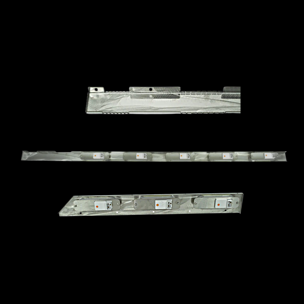 Cab Panel & 68-3/4" Sleeper Panel - 18 Lights Included - 1/4" Extension 2.5" Wide, Freightliner Columbia/Century Oval Hidden Lights . Cab Door Mounts (Pair)