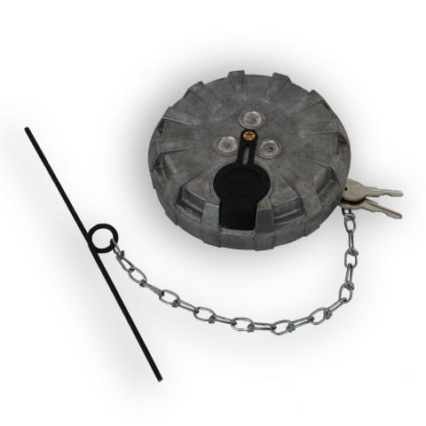 Cap Fuel Tank 4" Female Locking