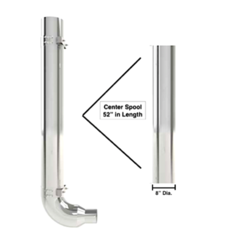 Center Spool 8" x 52" Standard (OD)