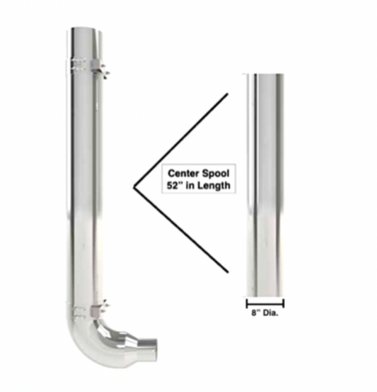 Center Spool 8" x 52" Standard (OD)