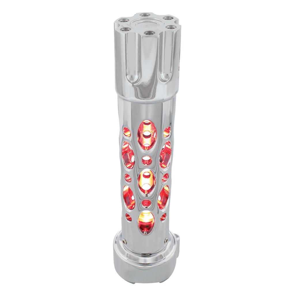 Chrome ''Austin'' 9/10 Speed Gun Cylinder Gearshift Knob w/ High Power