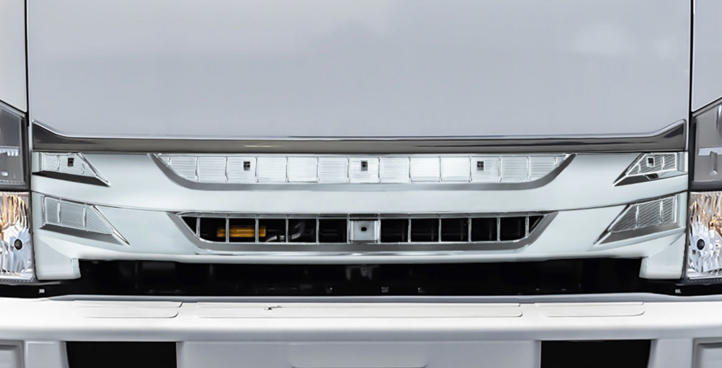 CHROME GRILLE FOR 2013-2024 ISUZU NPR (ELF 400/500/600)