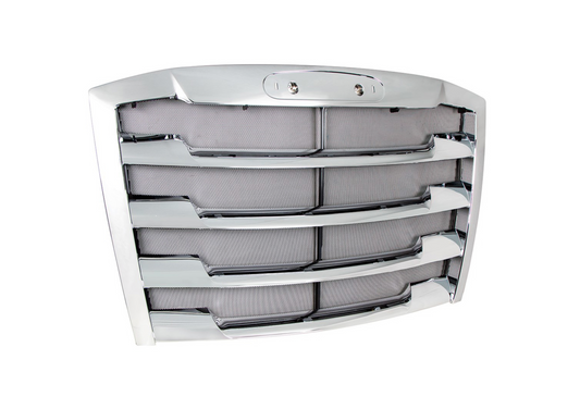 CHROME GRILLE WITH BUG SCREEN FOR 2018-2024 FREIGHTLINER CASCADIA