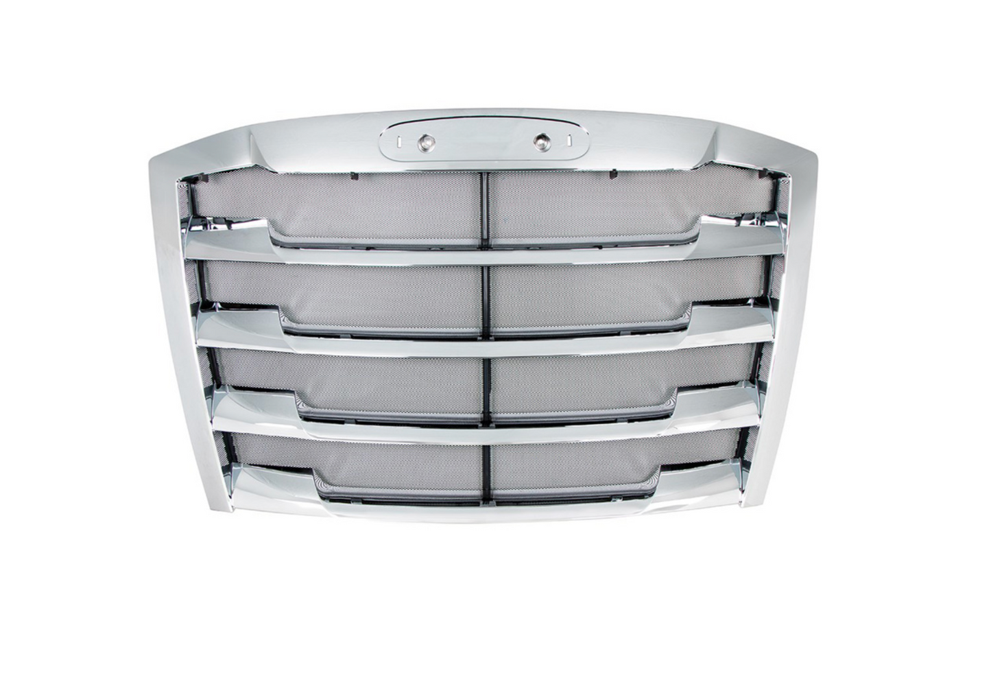 CHROME GRILLE WITH BUG SCREEN FOR 2018-2024 FREIGHTLINER CASCADIA