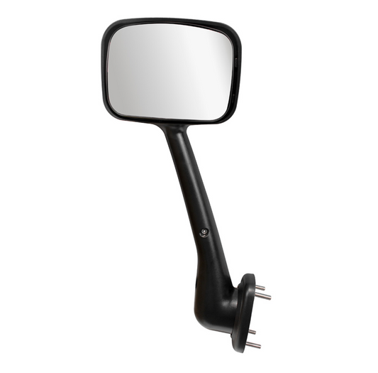 CHROME HOOD MIRROR ASSEMBLY WITH SEQUENTIAL LED TURN SIGNAL FOR 2008-2017 FREIGHTLINER CASCADIA - DRIVER