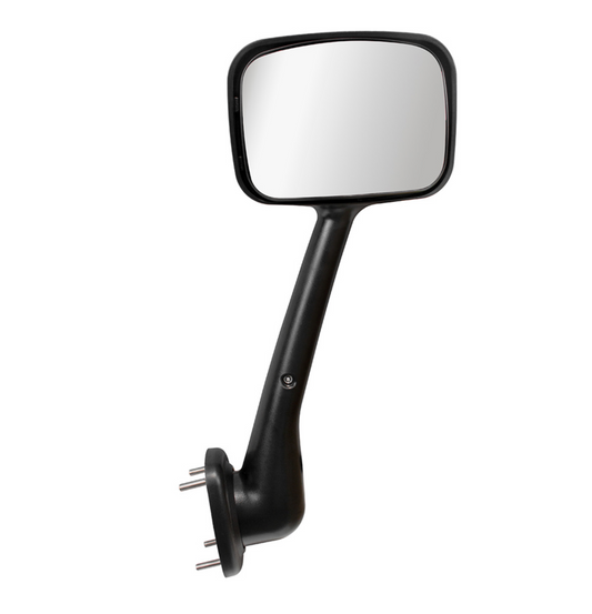 CHROME HOOD MIRROR ASSEMBLY WITH SEQUENTIAL LED TURN SIGNAL FOR 2008-2017 FREIGHTLINER CASCADIA - PASSENGER