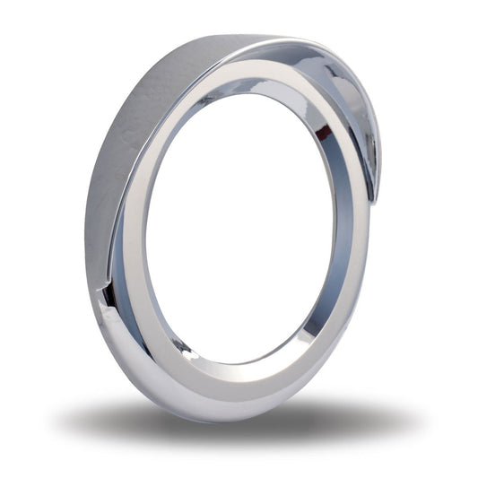 Chrome Lock on Round Bezel 4'' W/ Visor