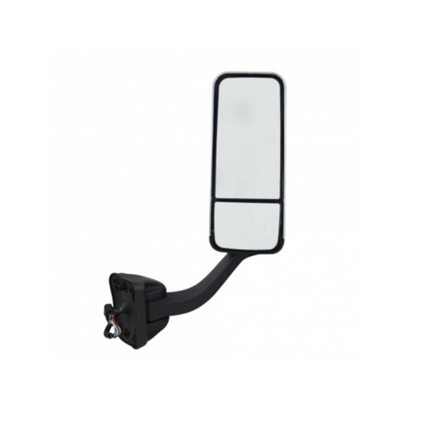 CHROME MIRROR ASSEMBLY WITH HEATED MIRROR FOR 2008-2017 FREIGHTLINER CASCADIA - PASSENGER