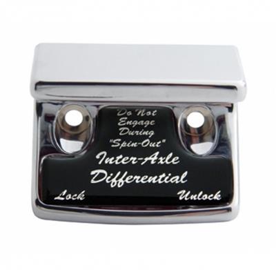 Chrome Plastic Freightliner Switch Guard W/ Glossy Axle-Differential