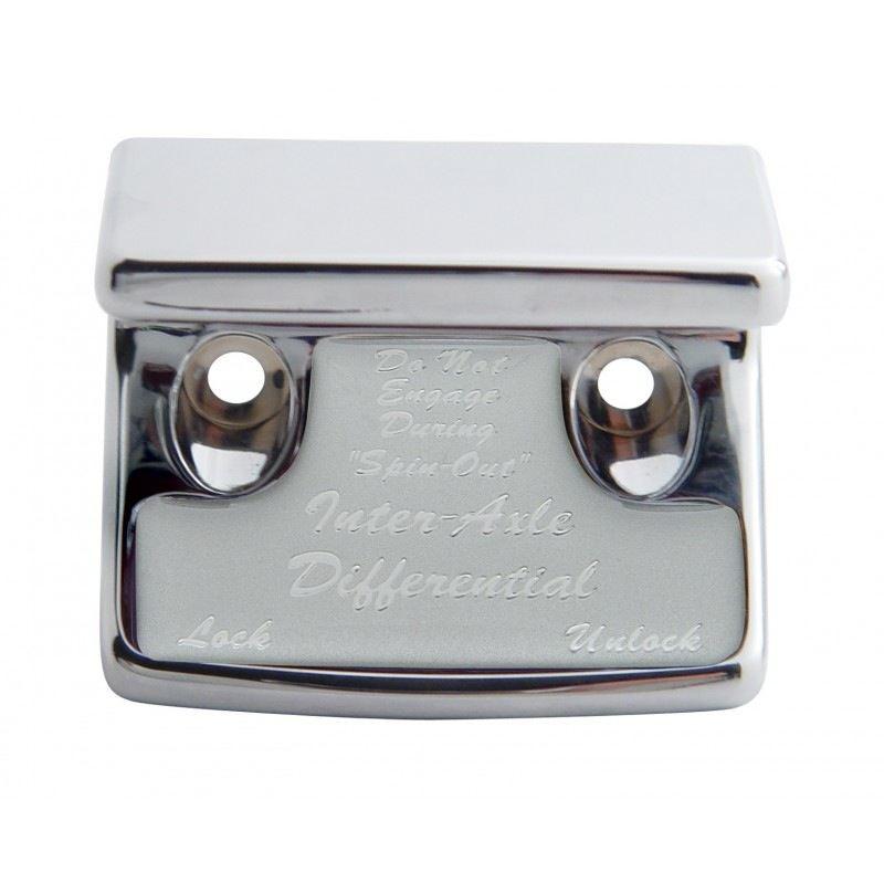 Axle Differential Switch Guard - Silver Sticker Cab Interior