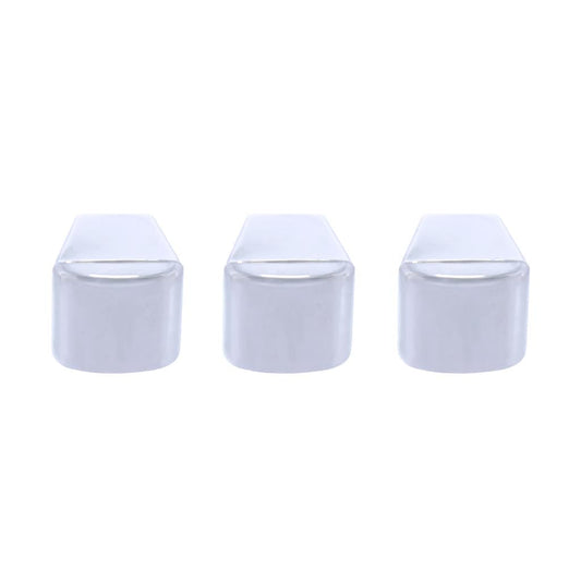 Chrome Plastic Kenworth/Freightliner A/C Slider Control Knob - Plain