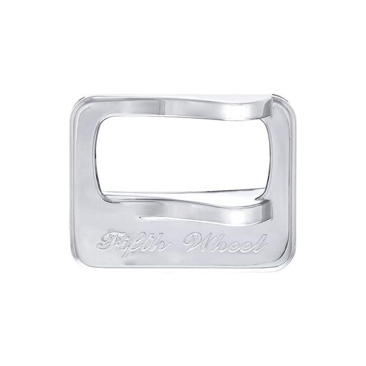 Chrome Plastic Peterbilt Rocker Switch Cover - "Fifth Wheel" Molded