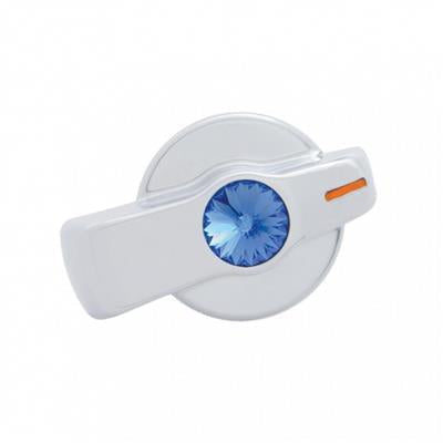 Chrome Plastic "Signature" Freightliner Century A/C Knob W/ Diamond