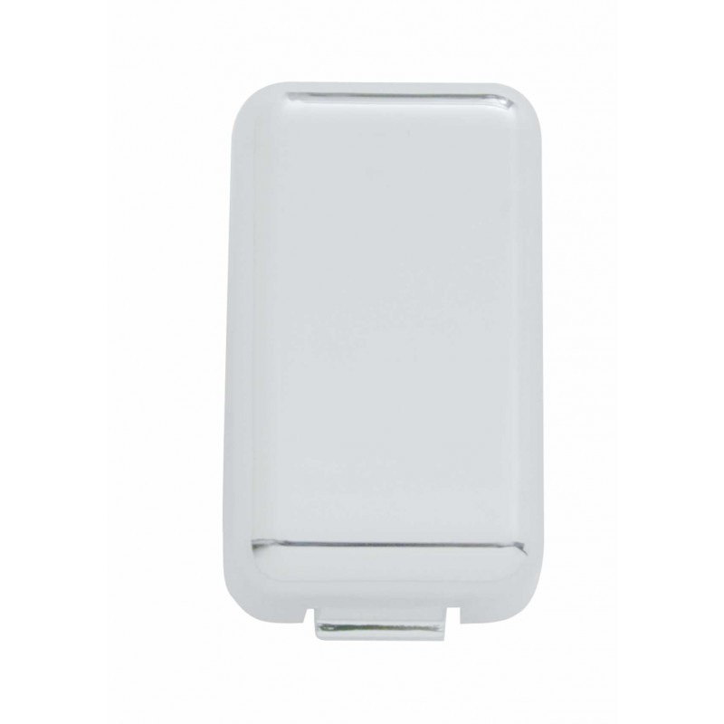 Chrome Plastic Volvo Switch Plug Cover - Plain - Cab Interior