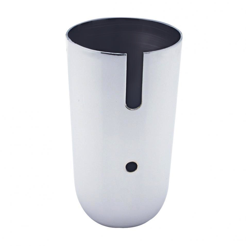 Chrome Steel Lower Gearshift Knob Cover - Cab Interior