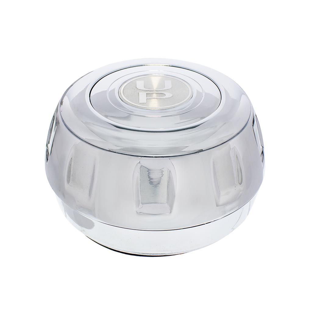 Chrome Steering Wheel Hub & Horn Button Kit For 1995-97 Kenworth &