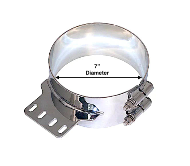 Clamp, Wide, Kenworth, 7" DIA