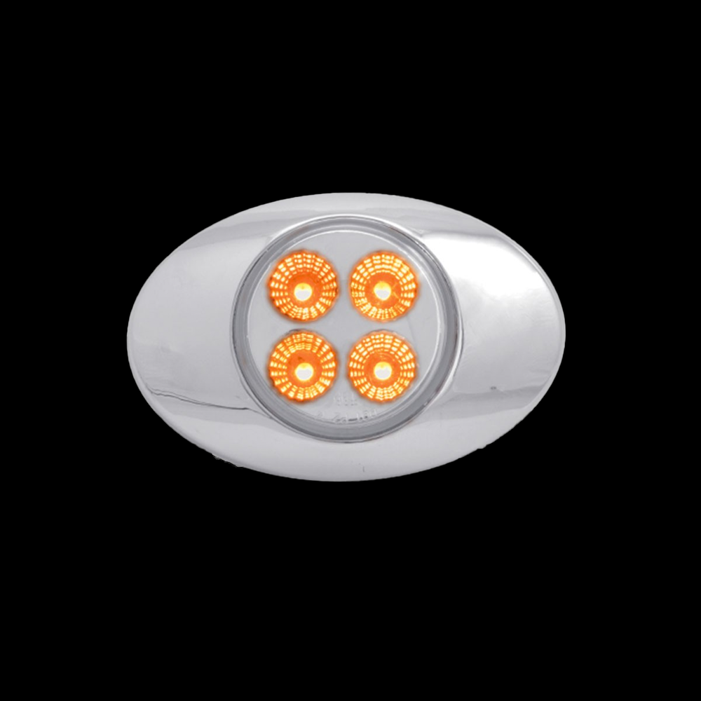 Clear Amber LED G2 Marker Light (4 Diodes)