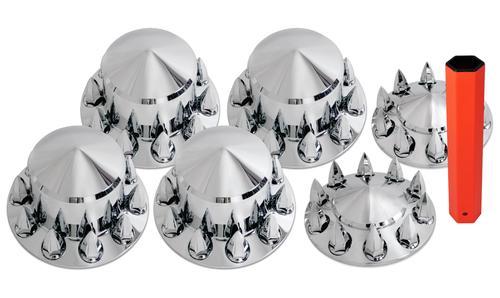Complete Axle Kit Cover Set Cone Push Type Excalibur W33 Mm