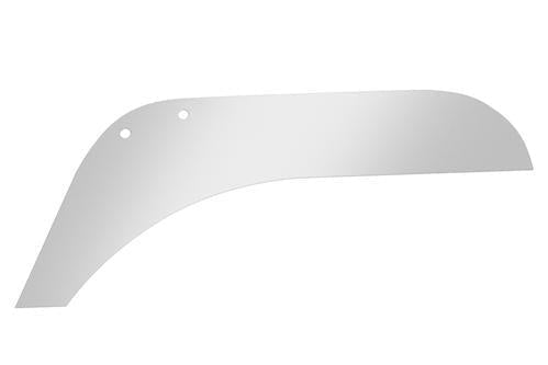 Door Extension Chop Top fits Freightliner Century/Columbia, Polished, Stainless Steel, Pair.