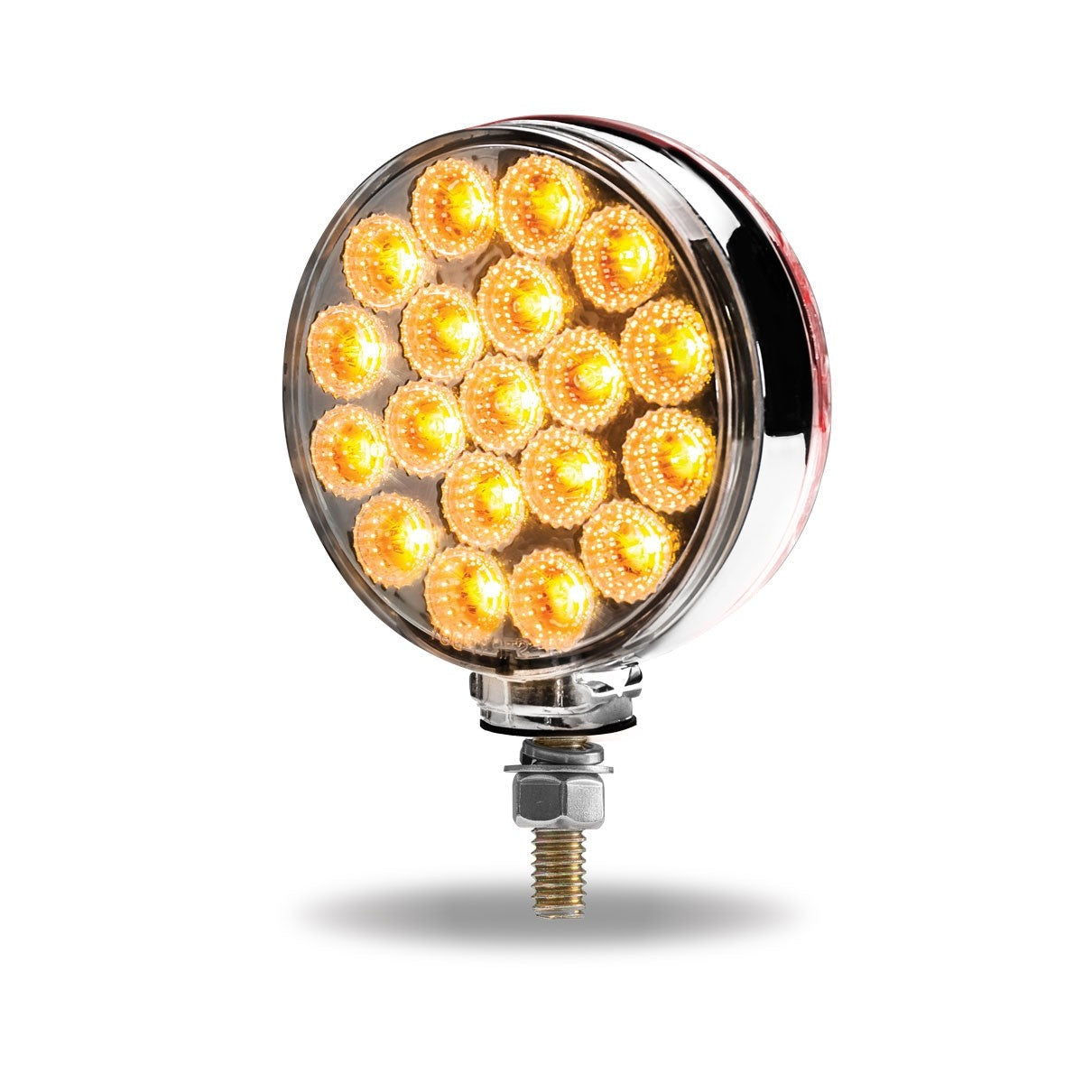 Double Face Combination Dual Revolution Amber/Red/Blue LED Light (38 Diodes)