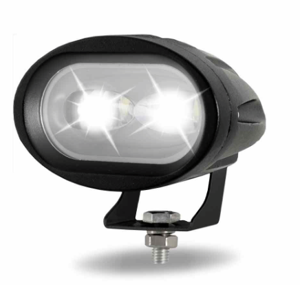 Dual Color White/Blue Spot Heavy Duty LED Work Lamp
