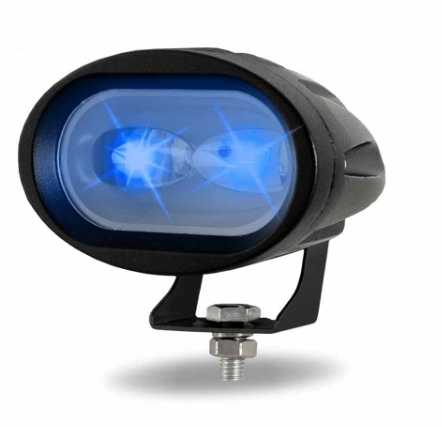 Dual Color White/Blue Spot Heavy Duty LED Work Lamp