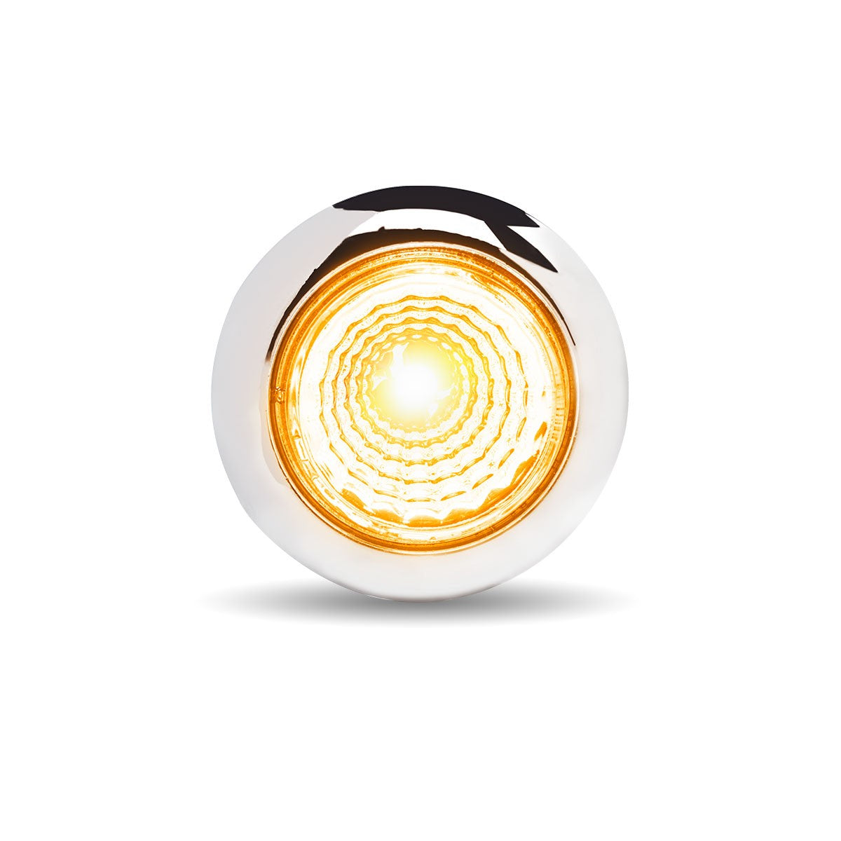 Dual Revolution Amber Marker to Red Auxiliary 3/4" Twist On LED Light with Reflector.