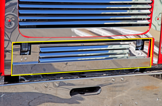 Freightliner Argosy First Generation Hood Grill Bottom Ext. w/3 Louvers