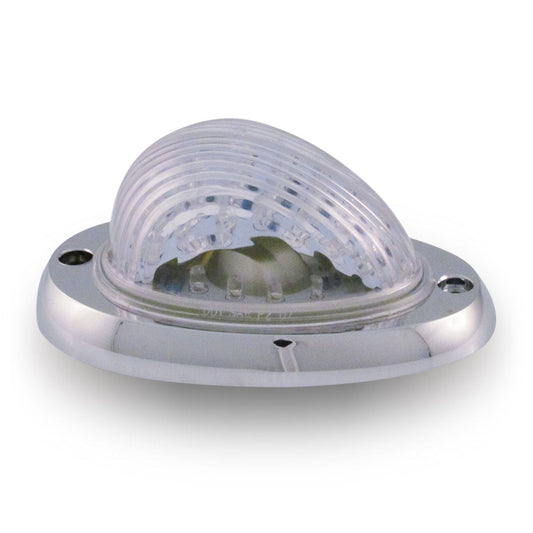 Freightliner Century, Columbia & Coronado Sleeper Clear Amber LED Light with Base (35  Diodes)