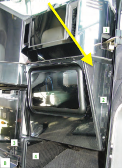Freightliner Classic/FLD Heater Side Trim