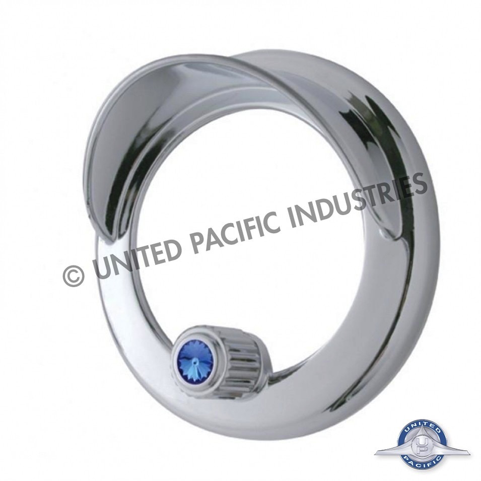 Freightliner Clock Bezel W/ Visor - Blue Diamond - Cab Interior