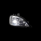 Freightliner Columbia Chrome LED HeadLight Projection With LED Bar. Passenger