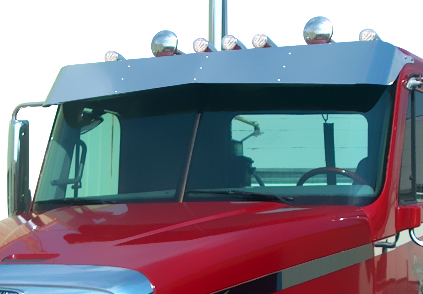 Freightliner Columbia Day Cab 13"x8" Bowtie Visor