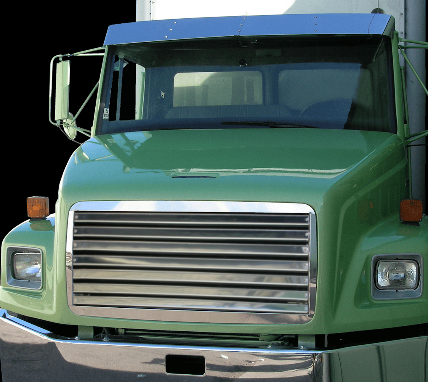 Freightliner FL 50/60/70/80 Hood Grill w/7 Munster Bars (42.25)