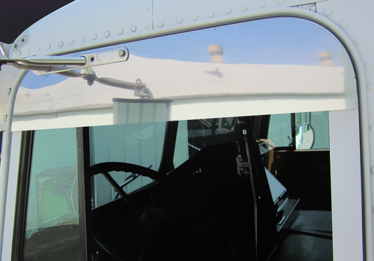 Freightliner FLA Cab Over 5" Chop Top (Door Mounted Mirrors)