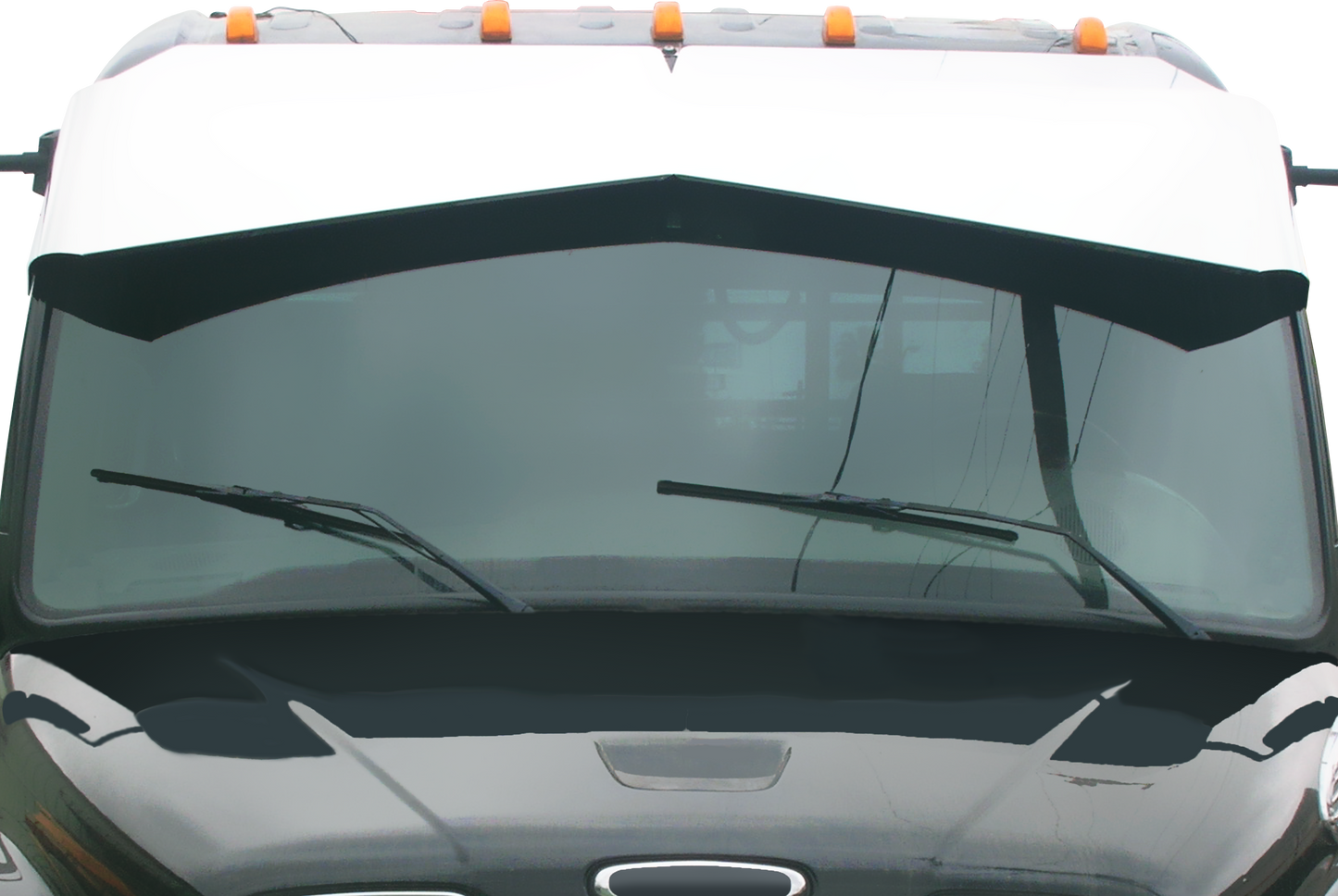 Freightliner M2 Business Class 14" x 9-1/2" Botelho Blind Mount Bowtie Visor